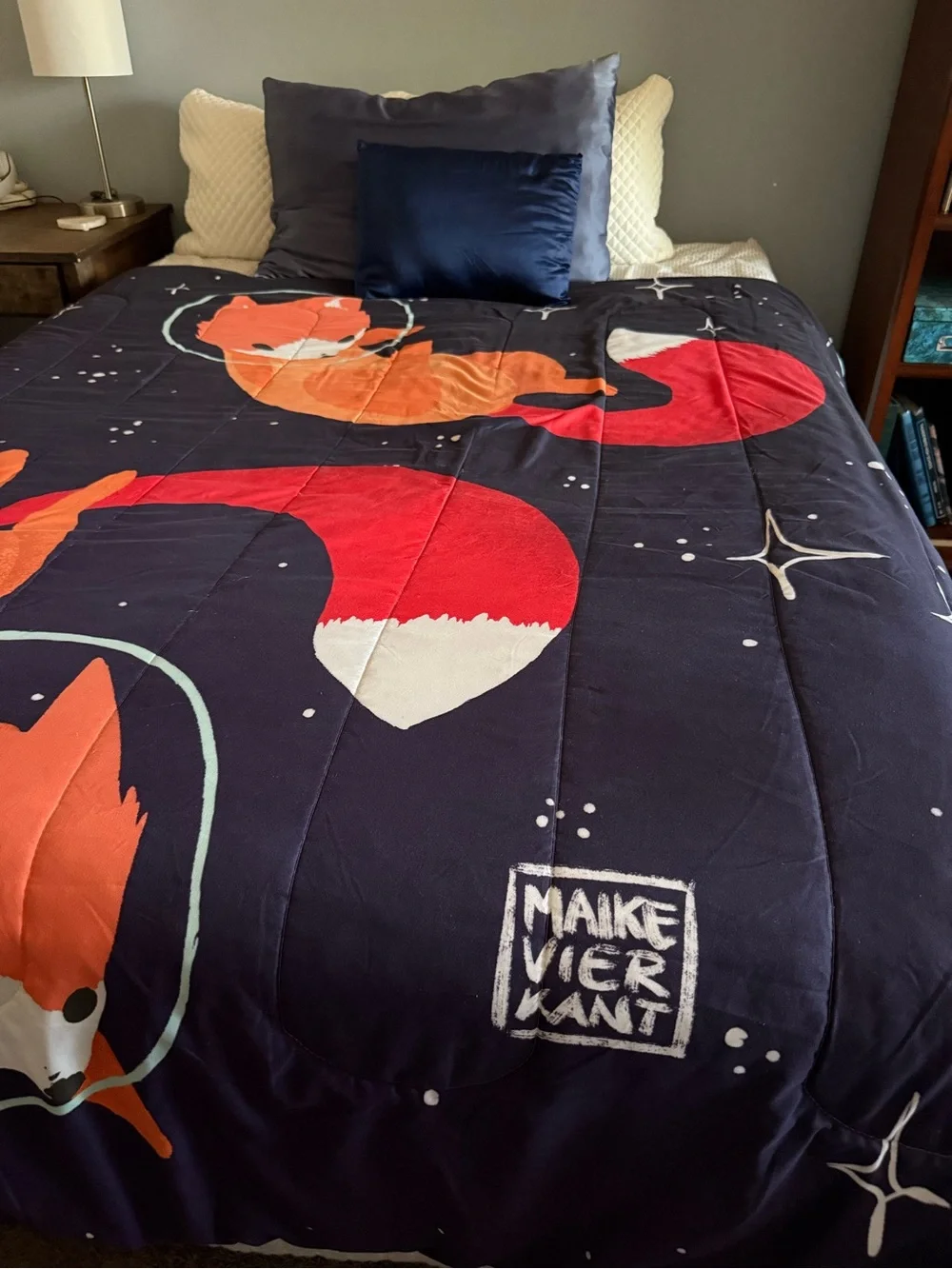 Space Fox Bedspread